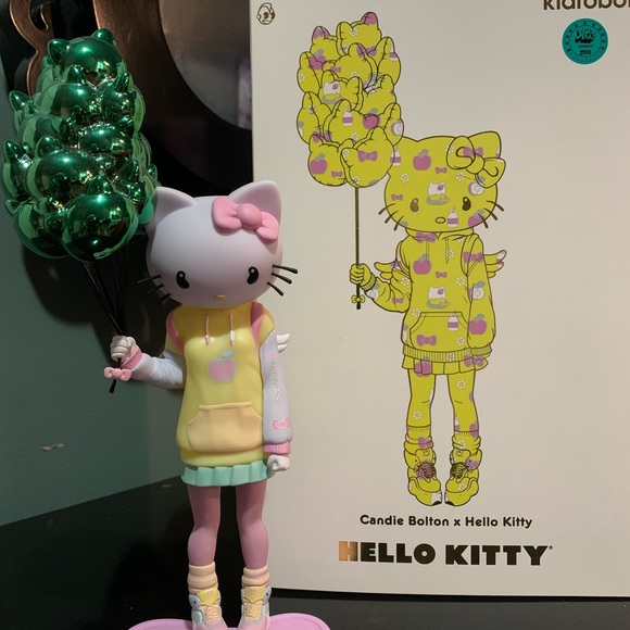 kid robot Accents Candie Bolton X Hello Kitty Green Balloon Poshmark